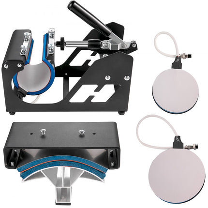VEVOR Warmte Persmachine Transferpers Hittepers 5 In 1 Heat Press Transfer Sublimation Steel Frame Multifunctional Digital Transfer