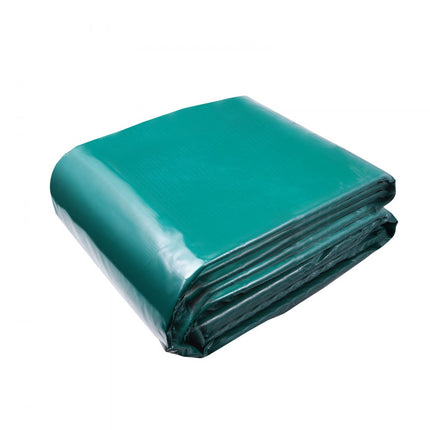 VEVOR groen zeildoek met oogjes 5x9m stoffen zeildoek PVC zeildoek beschermzeil 100% waterdicht UV-bestendig scheurvast houten zeildoek bouwzeil grondzeil ideaal voor kamperen en picknicken