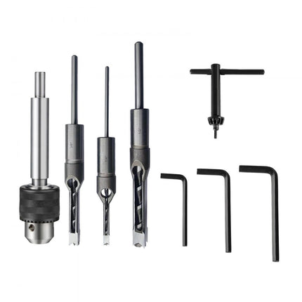 VEVOR Benchtop Mortiser, 1/2 HP, 1700 RPM, Kolomboormachine Met Mobiele Werkbank, Holle Mortiser, Voor Het Boren Van Ronde, Vierkante Of Speciale Vierkante Gaten in Hout