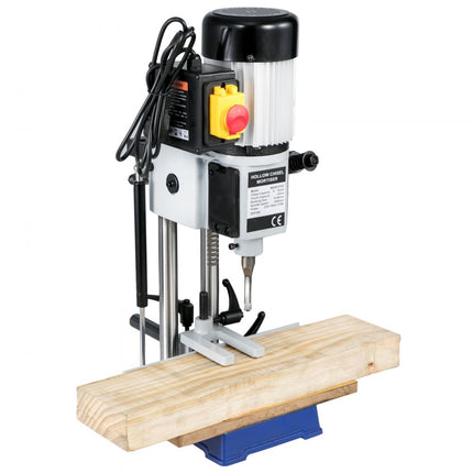 VEVOR Holle Mortiser MS36127A3 Holle Beitel Mortiser 2800 rpm 750W Tafel Mortiser Beitel Boor Set voor Houtbewerking