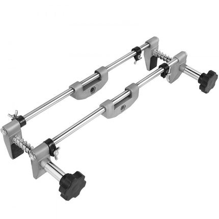 VEVOR 6 stuks/set Lock Fitting Jig Deurslot Mortiser Kit & 3 Cutters 18/22/25MM