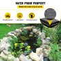 VEVOR LLDPE vijverfolie 6x7,6m vijverfolie 20 Mil visvijverfolie voor waterval-, vijver- en visvijvers