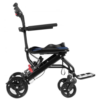 VEVOR rolstoelvervoer rolstoel reisrolstoel opvouwbaar 875x480x892mm 100 kg