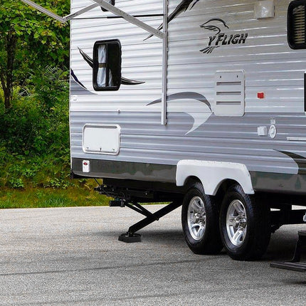 VEVOR RV-nivelleringspads, 9" ronde landingsvoeten, vaste krikstabilisatoren, rubberen krikpads, capaciteit van 5000 lb per camper-krikpad