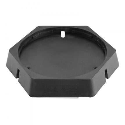 VEVOR RV-nivelleringspads, 9" ronde landingsvoeten, vaste krikstabilisatoren, rubberen krikpads, capaciteit van 5000 lb per camper-krikpad