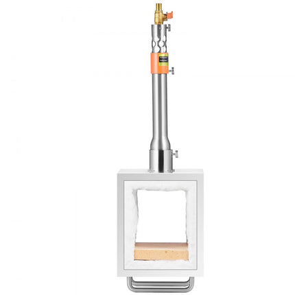 VEVOR Draagbare Propaan Forge 1 Brander Farrier Forge 2600°F Mes Metaal Vierkant