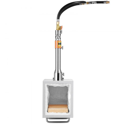 VEVOR Draagbare Propaan Forge 3 Brander Smeltoven Kit Vierkant 1427℃