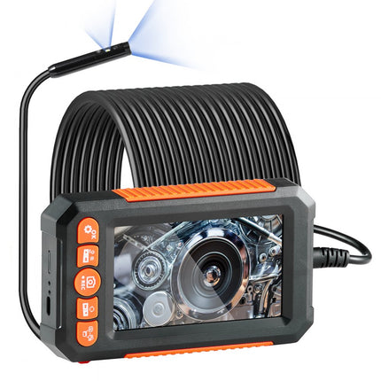 VEVOR endoscoopcamera inspectiecamera 1080P pijpcamera 15m kabel 4,3" display