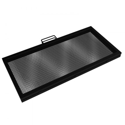 VEVOR Opvouwbaar Vierkant 914x914mm Grillrooster Vuurkorf X Markering Zwart