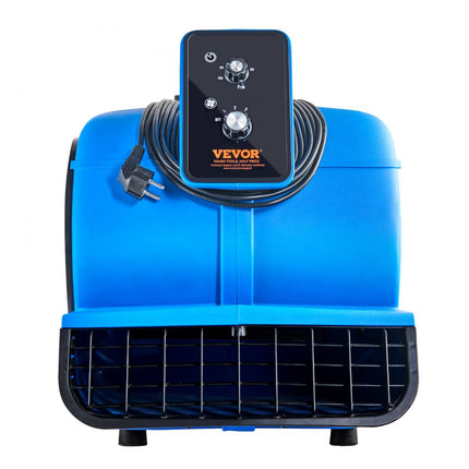 VEVOR vloerventilator 1400 rpm ventilator radiaalventilator 3 blaashoeken 3 versnellingen