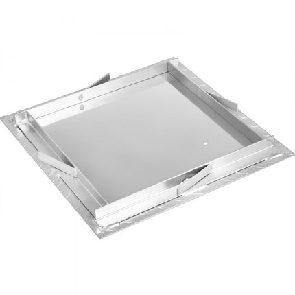VEVOR Verzonken Putdeksel Toegangsluik Antislip Framemaat 57 x 57 cm Zilver