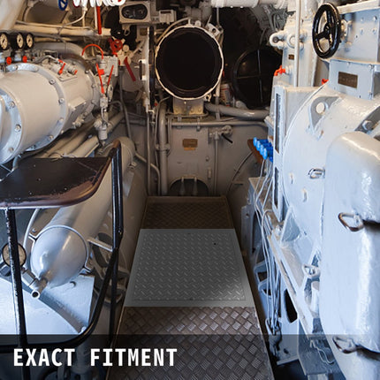 Vevor Verzonken Putdeksel Toegangsluik Antislip Framemaat 67 X 67 Cm Zilver