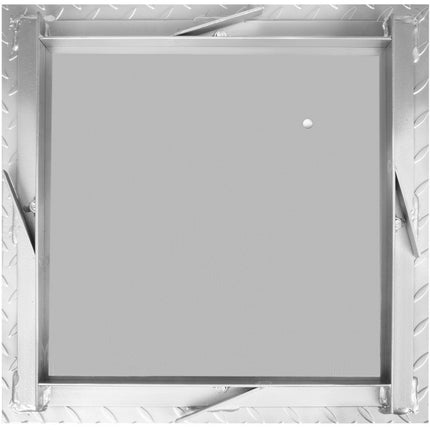 Vevor Verzonken Putdeksel Toegangsluik Antislip Framemaat 67 X 67 Cm Zilver