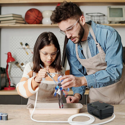 VEVOR Mini Airbrush Set Compressor Dubbelwerkende Spuitpistool Spuitpistool