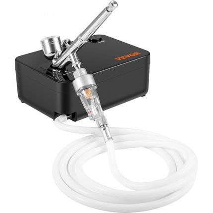VEVOR Mini Airbrush Set Compressor Dubbelwerkende Spuitpistool Spuitpistool