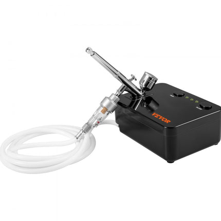 VEVOR Mini Airbrush Set Compressor Dubbelwerkende Spuitpistool Spuitpistool