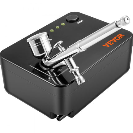 VEVOR Mini Airbrush Set Compressor Dubbelwerkende Spuitpistool Spuitpistool