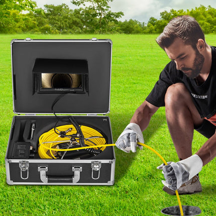 VEVOR Industriële Endoscoop Pijp Inspectie Camera 4500mAh TFT Riool Endoscoop