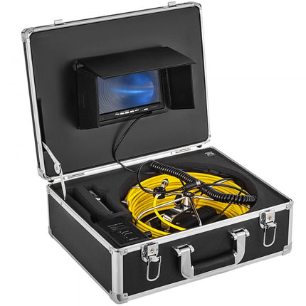 VEVOR 50M Waterdicht Afvoerpijp Riool Camera Inspectie Camerasysteem 7 Lcd 1000 Tvl