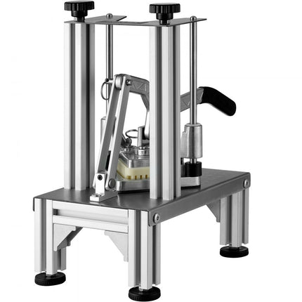 VOR Aardappelsnijder Fritessnijder 1/4 + 3/8 Inch Fritessnijder Groentesnijder Commerciële Chopper Fruitsnijder met 2 reservemessen RVS Chopper Salade Fruit