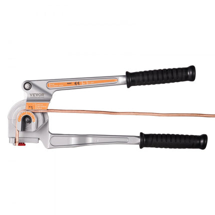 VEVOR pijpenbuiger 1/4", 3/8", 1/2" OD 3-in-1 pijpenbuiger met handmatige waterpas, 180° koperen aluminium pijpbuiggereedschap voor HVAC-airconditioner en koelkastreparatie