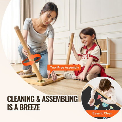 VEVOR Sensorische tafel Activiteitentafel voor kinderen met dubbelzijdig tafelblad