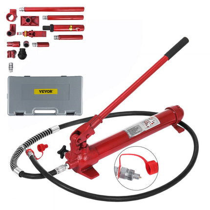 VEVOR 10 Ton Porta Power Hydraulische krik Body Frame Snap-on Stabiele hefram