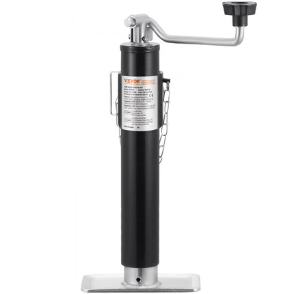 VEVOR aanhangerkrik 907kg draaisteun parkeersteun voor aanhangers 283-533mm