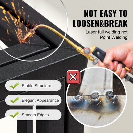 VEVOR hondenkooi 119x81x99cm hondenbox van roestvrij gegalvaniseerde buis met elektrostatische verf hondenkooi met 3 deuren en afneembare lekbak hondentransportbox transportkooi