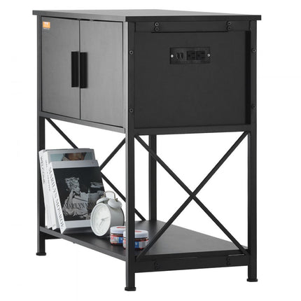 VEVOR Aquariumstandaard, 29 gallon aquariumstandaard, 730 x 420 x 762 mm staal en MDF schildpadtankstandaard, 110 kg laadvermogen, reptielentankstandaard met opbergkast en ingebouwde voeding