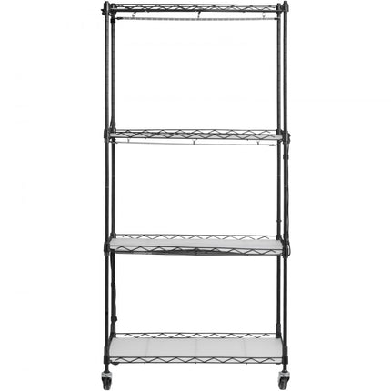 VEVOR plantenstandaard plantenplank met plantenlamp 4 niveaus 45W 60x35x126,5cm