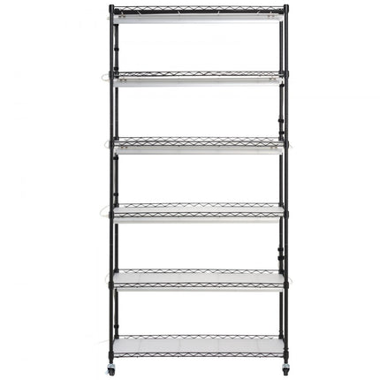 VEVOR plantenstandaard plantenplank met plantenlamp 6 niveaus 150W 90x35x180cm