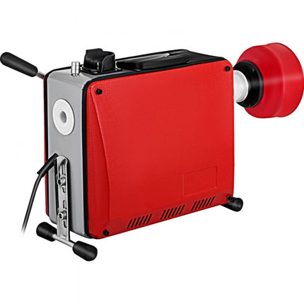 VEVOR Buisreinigingsmachine 390 W Buisreinigingsapparaat 400 Tpm Afvoerreiniger Buisreinigingsmachine met Snel Vervangbare Koppen, Vooruit en Achteruit Schakelaar Geschikt voor Buizen van 20-100 mm