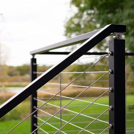 VEVOR draadkabel 100 mx 1,59 mm staalkabel roestvrij staalkabel 7x7 patroon roestvrij staaldraad roestvrij staal 304 trellisdraad ca. 144 kg breeksterkte draadkabel ideaal voor kerstverlichting decoraties waslijn