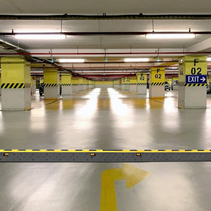 VEVOR Kabelbrug 4-delige Kabelgoot 2-kanaals rubberen kabelbeschermingsbeschermer Ramp Warehouse School Heavy-Duty