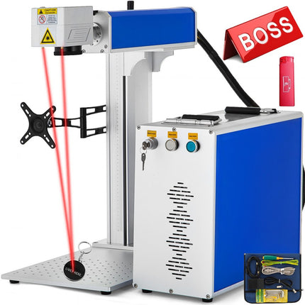 VEVOR Fiber Laser Markering Machine 30W Markering Gravier Fiber Laser Device