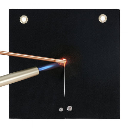 VEVOR lasdeken 305 x 305 x 3 mm lasdeken 982 ℃ hittebestendigheid hittebeschermingsstof hittebeschermingsmat koolstofvezel blusdeken brandwerende pad brandwerende mat brandmat zwart