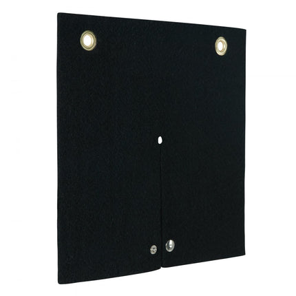 VEVOR lasdeken 305 x 305 x 3 mm lasdeken 982 ℃ hittebestendigheid hittebeschermingsstof hittebeschermingsmat koolstofvezel blusdeken brandwerende pad brandwerende mat brandmat zwart