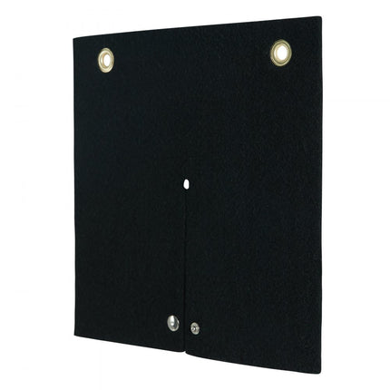 VEVOR lasdeken 305 x 305 x 3 mm lasdeken 982 ℃ hittebestendigheid hittebeschermingsstof hittebeschermingsmat koolstofvezel blusdeken brandwerende pad brandwerende mat brandmat zwart