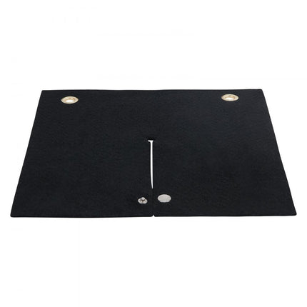 VEVOR lasdeken 305 x 305 x 3 mm lasdeken 982 ℃ hittebestendigheid hittebeschermingsstof hittebeschermingsmat koolstofvezel blusdeken brandwerende pad brandwerende mat brandmat zwart