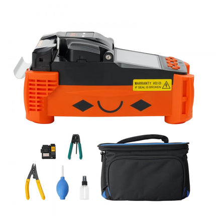 VEVOR glasvezellasmachine 4 motoren fusielasmachine vezeldiameter 125-150μm (mantel) 250-1000μm (coating) smeltverlies van 0,02 dB(SM) Geschikt voor SM MM DS NZDS UI BUI EDF vezels