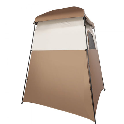 VEVOR Douchetent, Omkleedtent, Toilettent, 66" x 66" x 88" Tent, 1 Persoons Kleedkamer, Privacytent met Zakken, Ophangtouw & Waslijn, voor Aankleden, Omkleden, Toilet, Badkamer