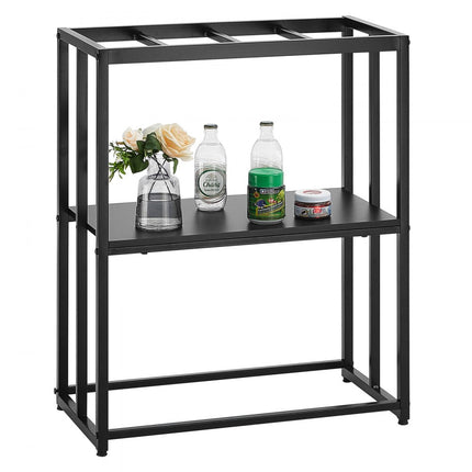 VEVOR Aquariumstandaard, 20 gallon aquariumstandaard, 25" x 13" x 30" stalen schildpadtankstandaard, 180 lb laadvermogen, reptielentankstandaard met opbergruimte, hardwareset en antislipvoetjes
