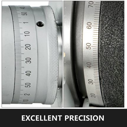 Verdeeldraaitafel 200 mm horizontaal-verticaal verdeelkop zwenkbaar