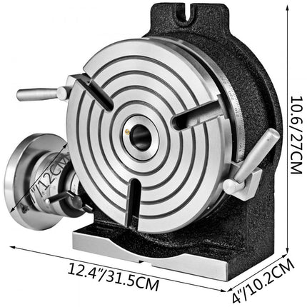 Scheidingsdraaitafel 200 mm horizontaal-verticaal verdeelkop draaibaar CNC