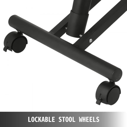 VEVOR Ergonomische knielende stoel Verstelbare kruk Meubelkussens Verfraaien heupen