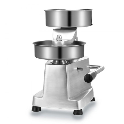 VEVOR Commerciële Burger Patty Maker, 150 mm / 6" Hamburger Beef Patty Maker, Heavy Duty Food Grade roestvrijstalen kom Burgerpers, Keukenvleesvormmachine met 1000 stuks Patty Papi