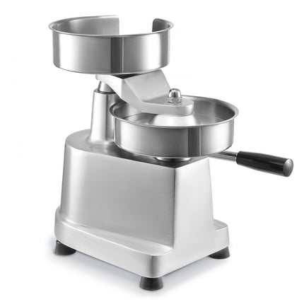 VEVOR Commerciële Burger Patty Maker, 150 mm / 6" Hamburger Beef Patty Maker, Heavy Duty Food Grade roestvrijstalen kom Burgerpers, Keukenvleesvormmachine met 1000 stuks Patty Papi