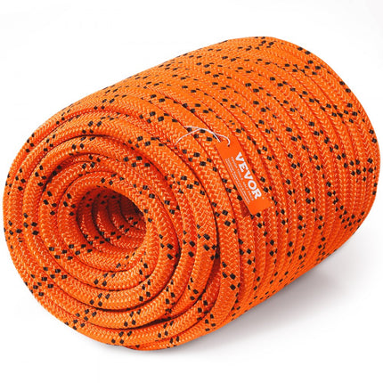 VEVOR Arborist Boomklimtouw, dubbel gevlochten polyester 3/4" x 220 voet