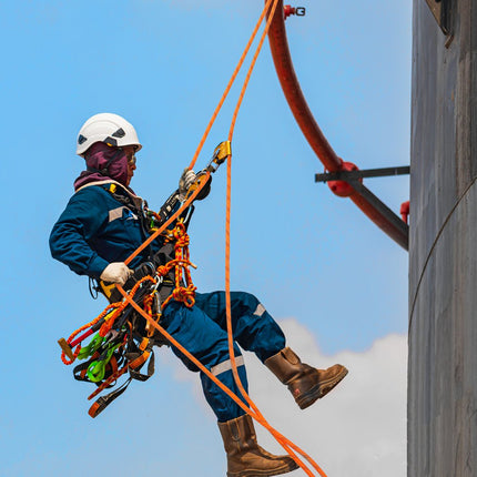 VEVOR Arborist boomklimtouw, dubbel gevlochten polyester 3/8" x 120ft